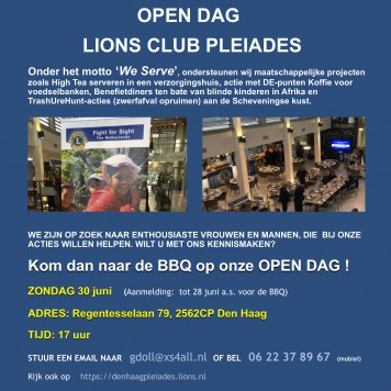 Lions Club Den Haag Pleiades Open Dag